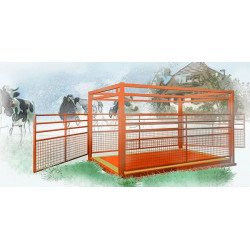 Весы для взвешивания животных ВП-С-2000х1500х1460мм
